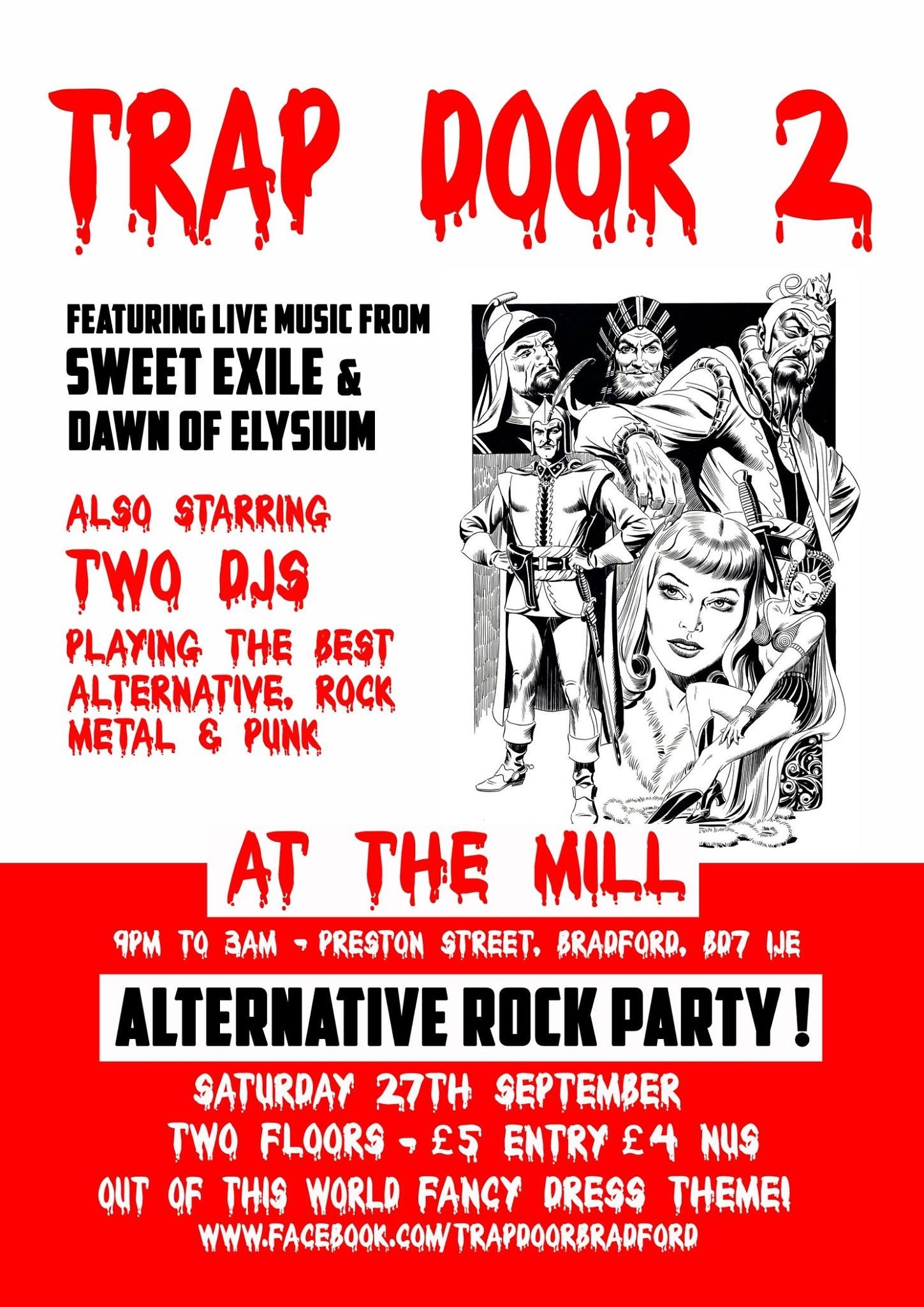 Trap Door @ The Mill, Bradford (27/09/14) with Sweet Exile