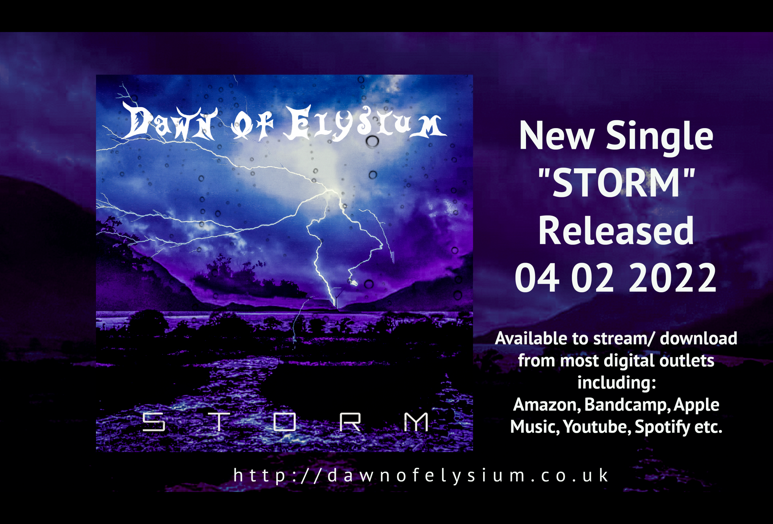 NEW RELEASE: “Storm” single 04/02/22